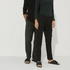 Sko<Birkenstock Kyoto Nubuck/Suede Leather Narrow Black Sko Sort