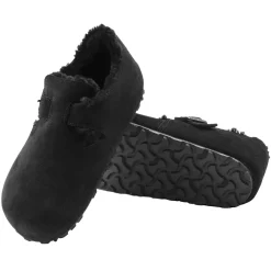 Sko<Birkenstock London Shearling Narrow Black Sko Sort
