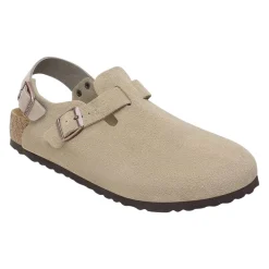 Sko<Birkenstock Tokio Suede Narrow Taupe Sko Taupe