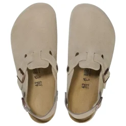 Sko<Birkenstock Tokio Suede Regular Taupe Sko Taupe