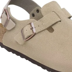 Sko<Birkenstock Tokio Suede Regular Taupe Sko Taupe