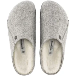 Sko<Birkenstock Zermatt Rivet Wool Felt Narrow Sko Lysegrå