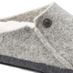Sko<Birkenstock Zermatt Rivet Wool Felt Narrow Sko Lysegrå