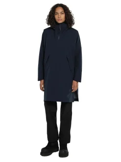 Jakke|Jakke<Blæst Aalesund Poncho Jakke Navy Dark Navy