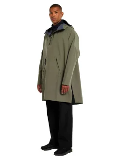 Jakke|Jakke<Blæst Aalesund Poncho Jakke Oliven Grape Leaf