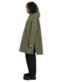 Jakke|Jakke<Blæst Aalesund Poncho Jakke Oliven Grape Leaf