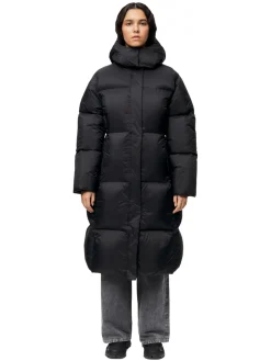 Jakke<Blæst Aura Lightweight Down Coat Black Jakke Sort