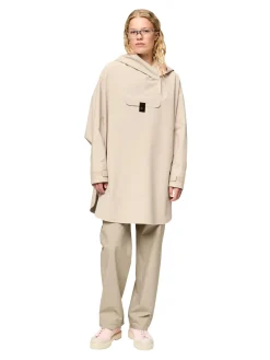 Jakke<Blæst Bergen Poncho Jakke Beige