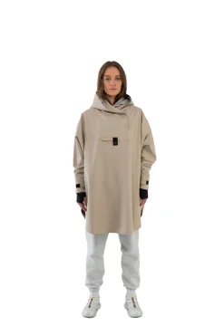 Jakke<Blæst Bergen Poncho Jakke Beige