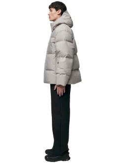 Jakke<Blæst Grotli Down Jacket Low Tide Jakke Beige Grå