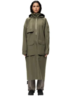 Jakke<Blæst Klipra Coat Grape Leaf Jakke Oliven