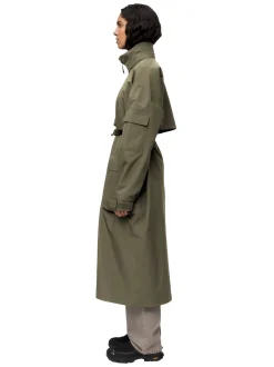 Jakke<Blæst Klipra Coat Grape Leaf Jakke Oliven