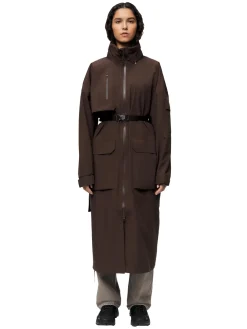 Jakke<Blæst Klipra Coat Jakke Mørkebrun Java