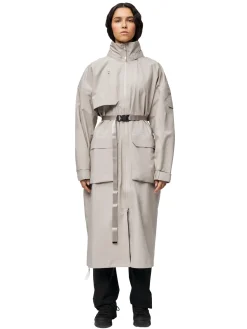 Jakke<Blæst Klipra Coat Low Tide Jakke Beige Grå