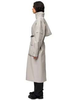 Jakke<Blæst Klipra Coat Low Tide Jakke Beige Grå