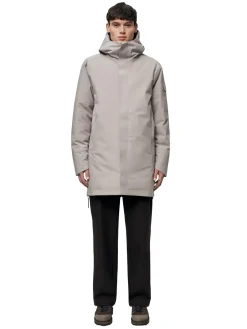 Jakke<Blæst Olden Primaloft Parka Low Tide Jakke Beige Grå