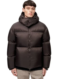 Jakke<Blæst Perma Lightweight Down Jacket Brown Soil Jakke Brun