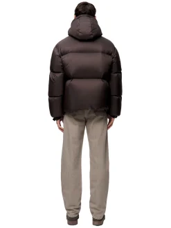 Jakke<Blæst Perma Lightweight Down Jacket Brown Soil Jakke Brun