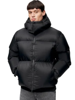 Jakke<Blæst Perma Lightweight Down Jacket Black Jakke Sort