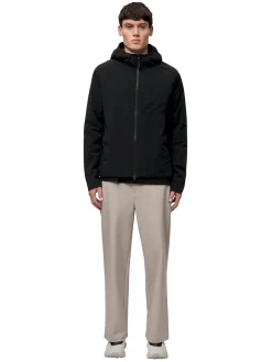 Jakke<Blæst Randers Insulated Hoody Jacket Jakke Sort Black