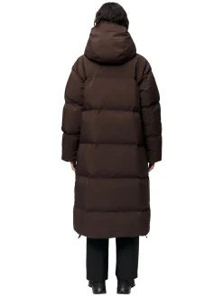 Jakke<Blæst Stranda Down Coat Jakke Mørkebrun Java