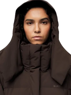Jakke<Blæst Stranda Down Coat Jakke Mørkebrun Java
