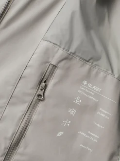 Jakke<Blæst Stranda Down Coat Jakke Beige Grå Low Tide