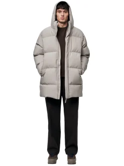 Jakke<Blæst Ulla Down Jacket Low Tide Jakke Beige Grå