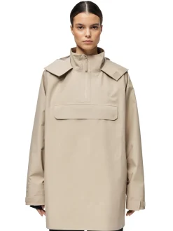 Jakke<Blæst Voss Poncho Jakke Beige