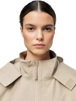 Jakke<Blæst Voss Poncho Jakke Beige