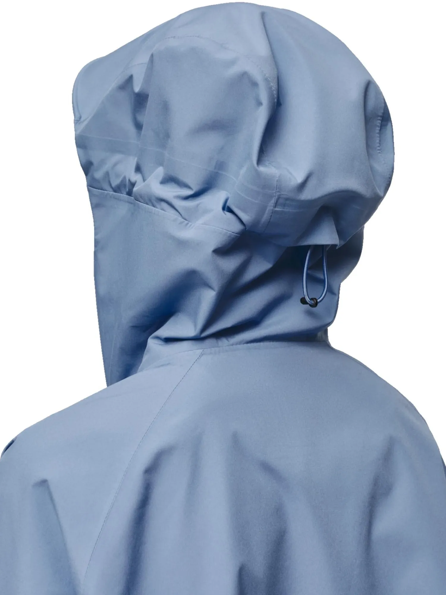 Jakke<Blæst Voss Poncho Jakke Lyseblå Blue Hour