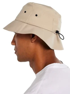 Hodeplagg|Hodeplagg<Blæst Øya Bucket Hat Bøttehatt Beige
