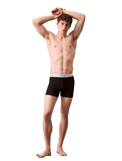 Undertøy|Tilbehør<Calvin Klein Underwear Boxer Brief Modern Cotton 3PK Boxershorts Hvit/Grå/Sort