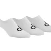 Tilbehør|Undertøy<Calvin Klein Underwear CK Albert 3pk Logo Liner Sokker Hvit