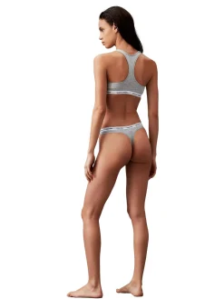 Undertøy<Calvin Klein Underwear Thong Modern Logo 3PK Undertøy Hvit/Grå/Sort