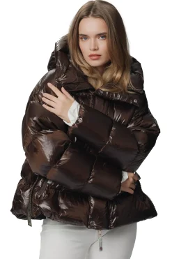 Jakke<CAYA Ginny Short Coffee Jakke Mørkebrun