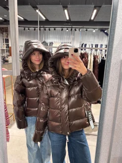 Jakke<CAYA Ginny Short Coffee Jakke Mørkebrun