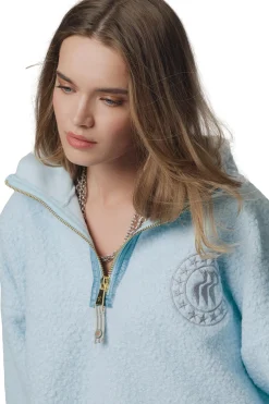 Genser<CAYA Nini Half Zip Light Blue Genser Lyseblå