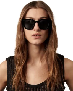 Solbriller|Solbriller<Chimi Eyewear 04 Black Solbriller Sort