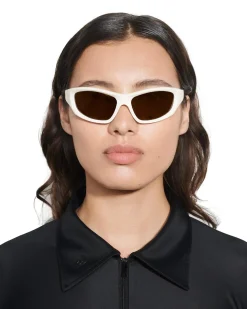 Solbriller|Solbriller<Chimi Eyewear Flash White Solbriller Hvit