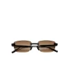 Solbriller|Solbriller<Chimi Eyewear Rimless Cubic Brown Gradient Solbriller Lysebrun