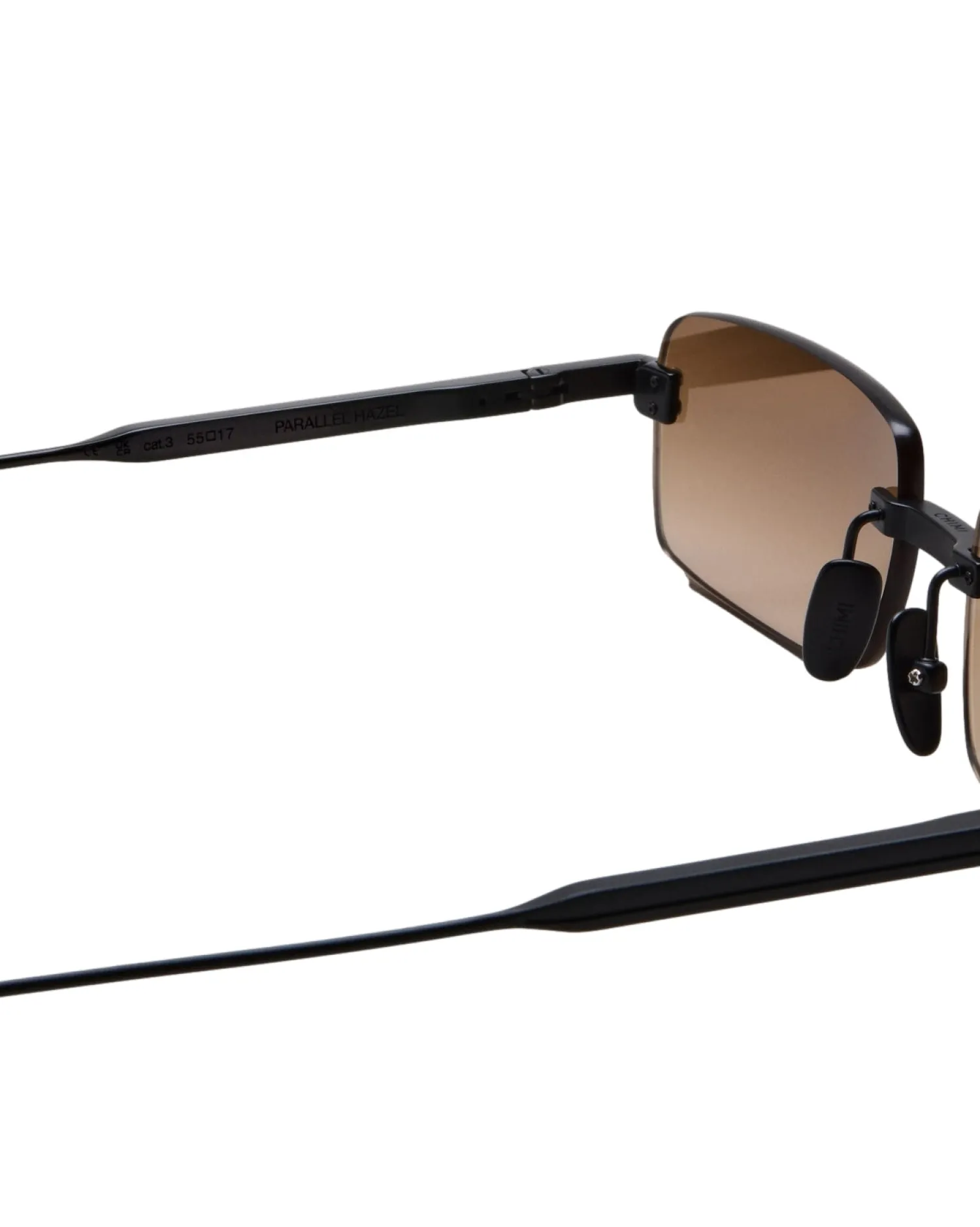 Solbriller|Solbriller<Chimi Eyewear Rimless Parallel Brown Gradient Solbriller Lysebrun