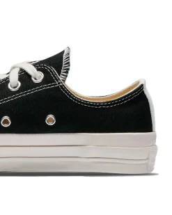 Sko<Comme des Garcons Play CT70 Small red heart LOW top Sko Sort