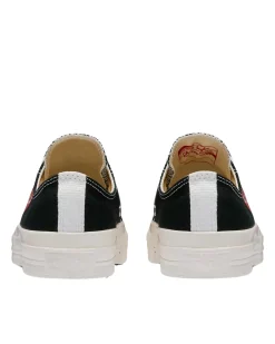 Sko<Comme des Garcons Play CT70 Small red heart LOW top Sko Sort