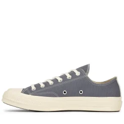 Sko|Sko<Comme des Garcons Play x Converse CDG Big Heart LOW Top Grey Sko Grå