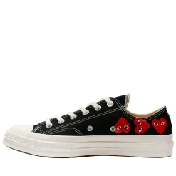 Sko|Sko<Comme des Garcons Play x Converse CDG Multi Heart Low Top Sko Sort