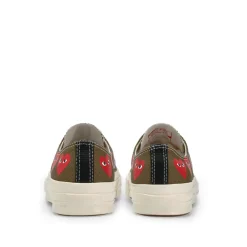 Sko|Sko<Comme des Garcons Play x Converse CDG Multi LOW Top Khaki Sko Grønn