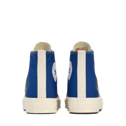 Sko|Sko<Comme des Garcons Play x Converse CDG BIG HEART HI TOP Blue Sko Blå