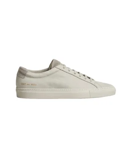 Sko<Common Projects Achilles In Nubuk Light Grey Sko Lysegrå