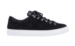 Sko<Diemme Marostica Low Black Suede Sko Sort